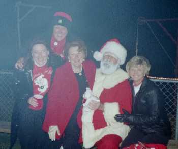 Tracy, Brenda, Donna, Santa & Beth