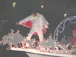 Elvis on Barry Shaneyfelts boat