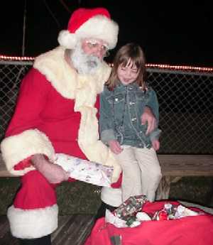 Stormy with Santa